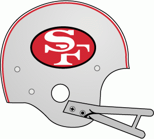 San Francisco 49ers 1962-1963 Helmet Logo iron on paper